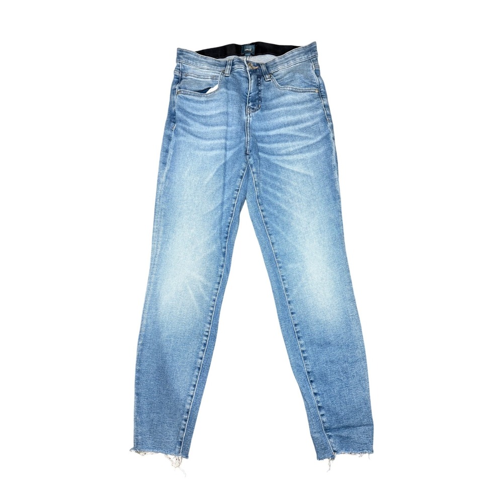 JAG Cecilia Skinny Jeans Light Wash Distressed Raw Hem‎ Womens 10